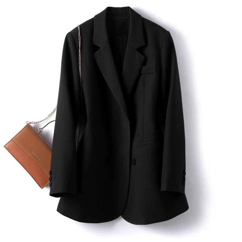 Damer Elegant Oversized Blazer Skjora