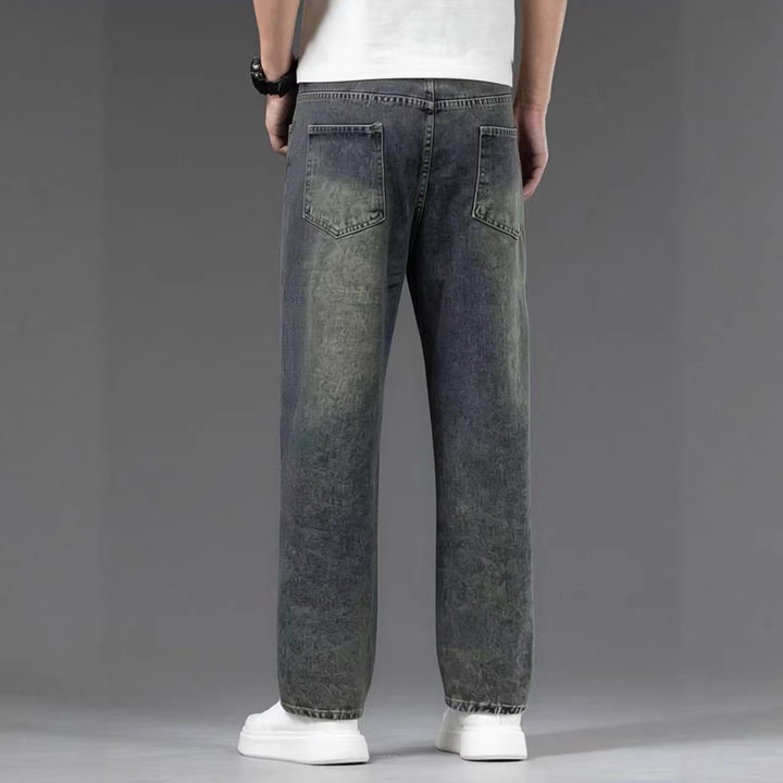 Herre casual jeans med unik design Skjora