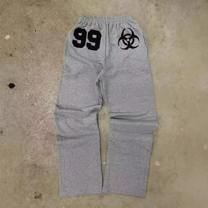 Kvinne joggebukser med urban biohazard-design og komfortabel passform Skjora