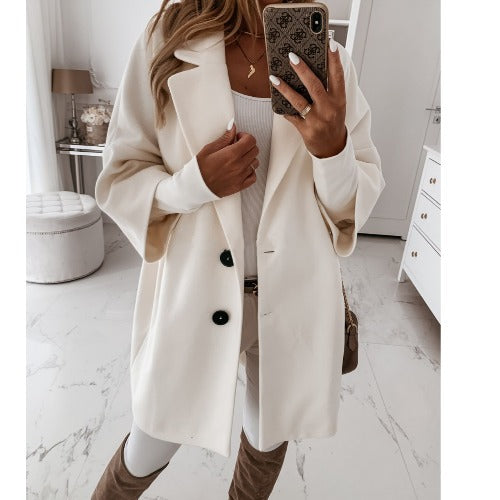 Elegant oversized coat for women Skjora
