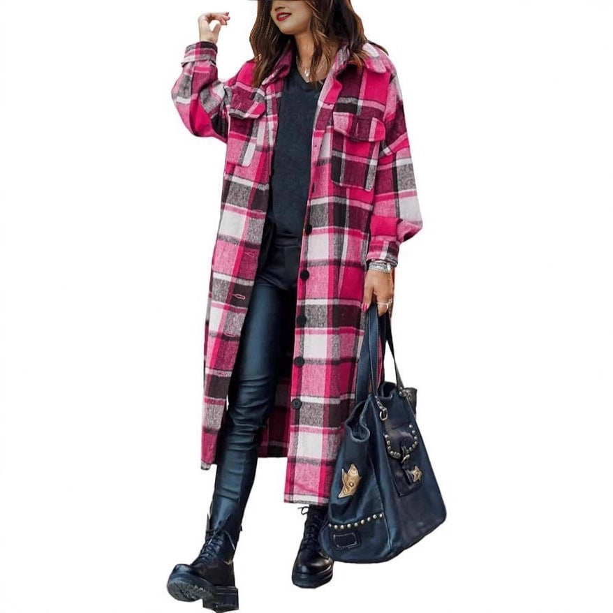 Lang jakke bluse for kvinner i karriere-design Skjora