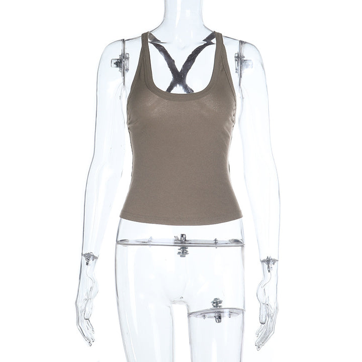 Dame Sporty Tanktop med Racerback-design Skjora