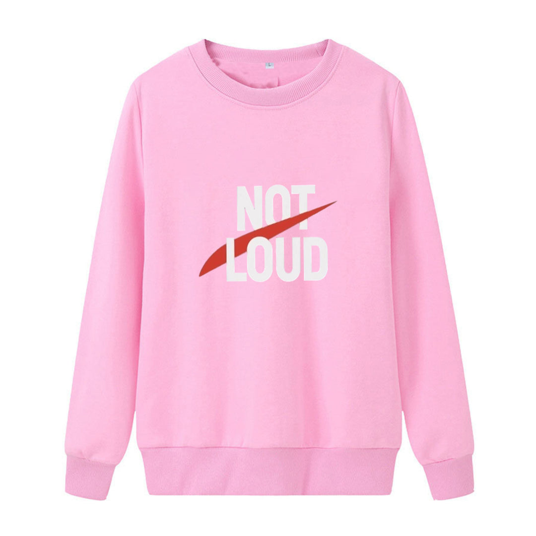 Damegen Sweatshirt med kreativt påskrift Skjora