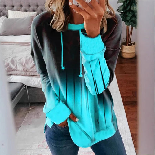 Kvinnehettegenser med stilfull gradient og unikt design Skjora