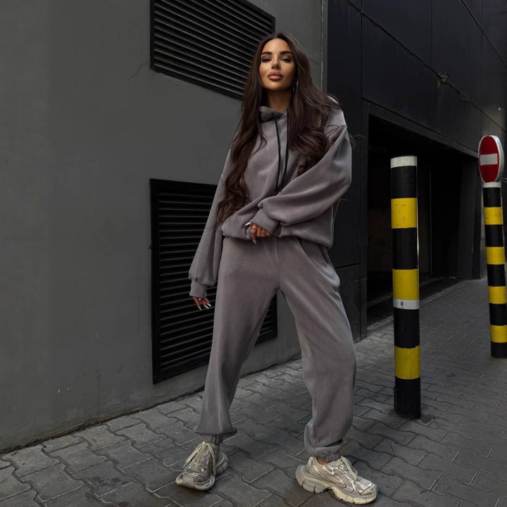 Kvinnenes komfortable oversized fritidssett Skjora