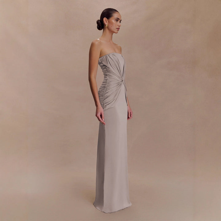 Damer Elegant Minimalistisk Kveldsdekselet med Rynker Skjora