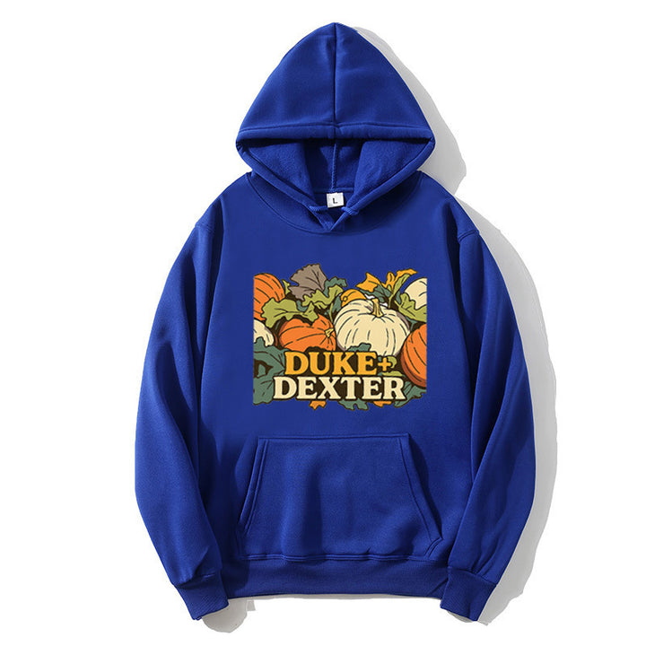 Women's Hoodie with Light Pumpkin Motif Skjora
