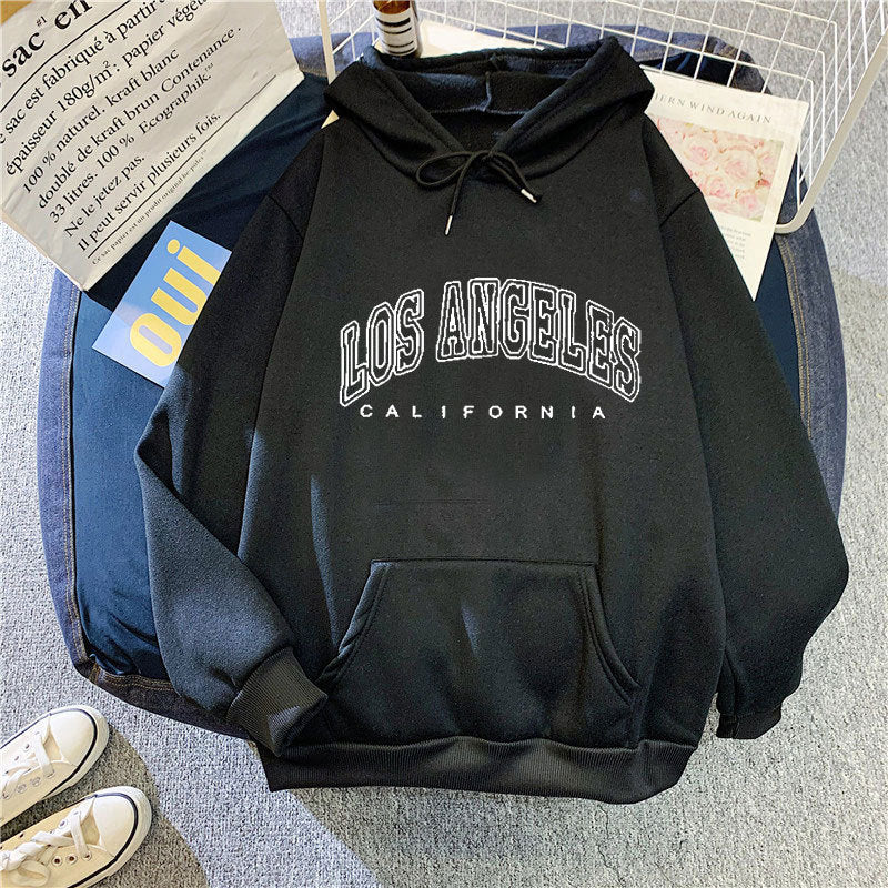 Dame hettegensere med stor Los Angeles tekst Skjora