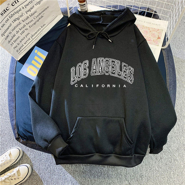 Dame hettegensere med stor Los Angeles tekst Skjora