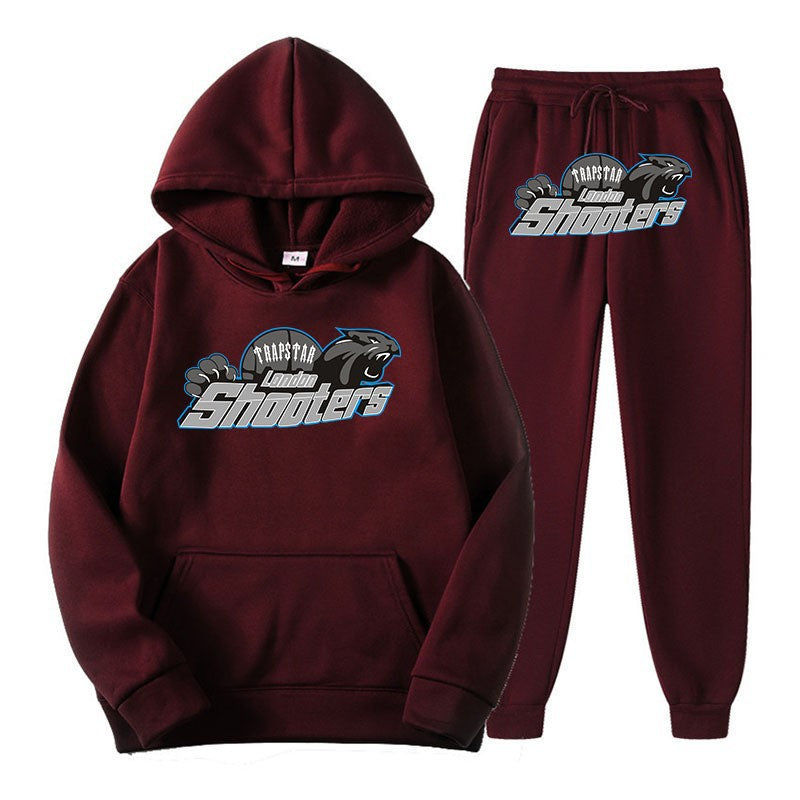 Dame herre hoodie og jogger-sett med urbant sportdesign Skjora