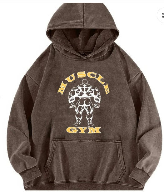 Dame hoodie med inspirerende treningsmotiv Skjora