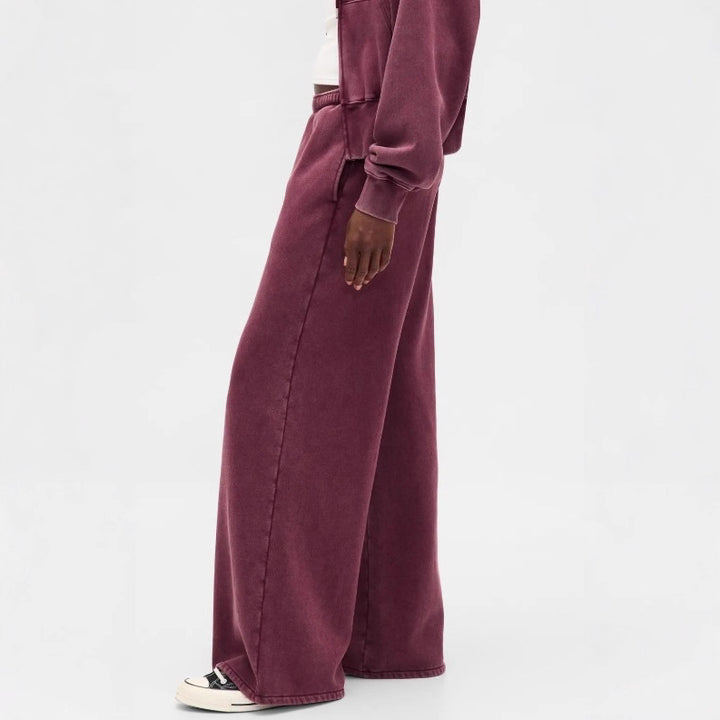 Women's casual hoodie and wide leg sweatpants set Skjora