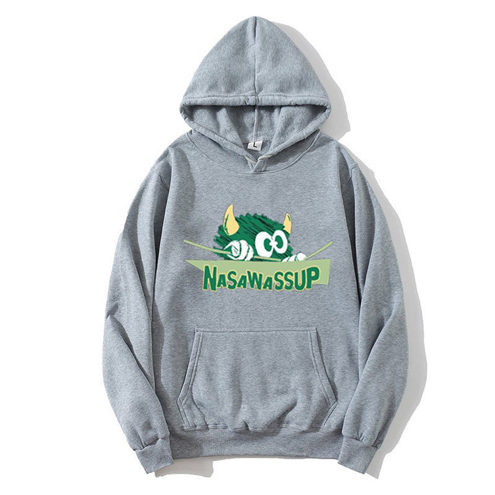 Damen Kapuzenpullover mit verspieltem Motiv Skjora