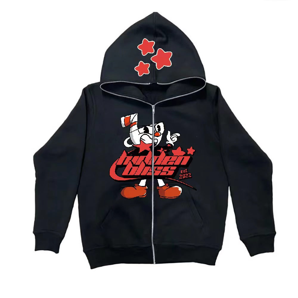 Women's hoodie with exciting graphic design Skjora