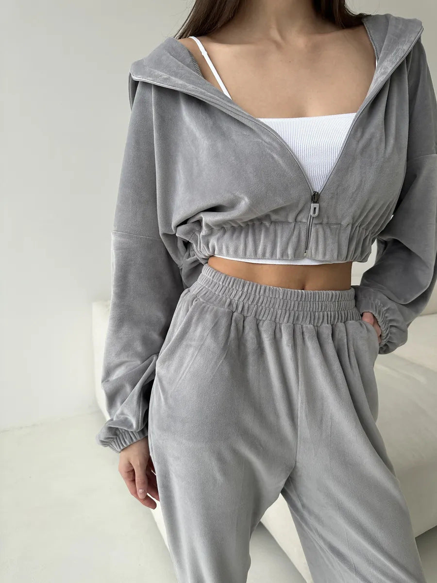 Kvinners sporty casual jakke med vid cut og elastisk livlinje Skjora