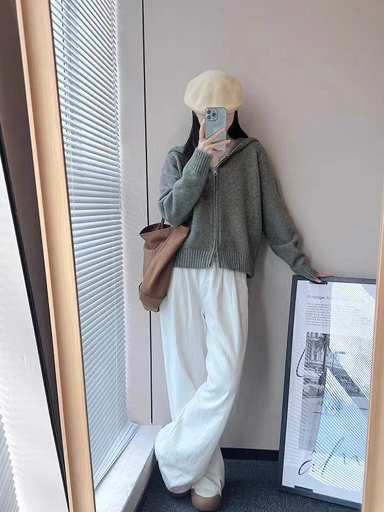 Kvinne cardigan med snordetaljer og avslappet snitt Skjora