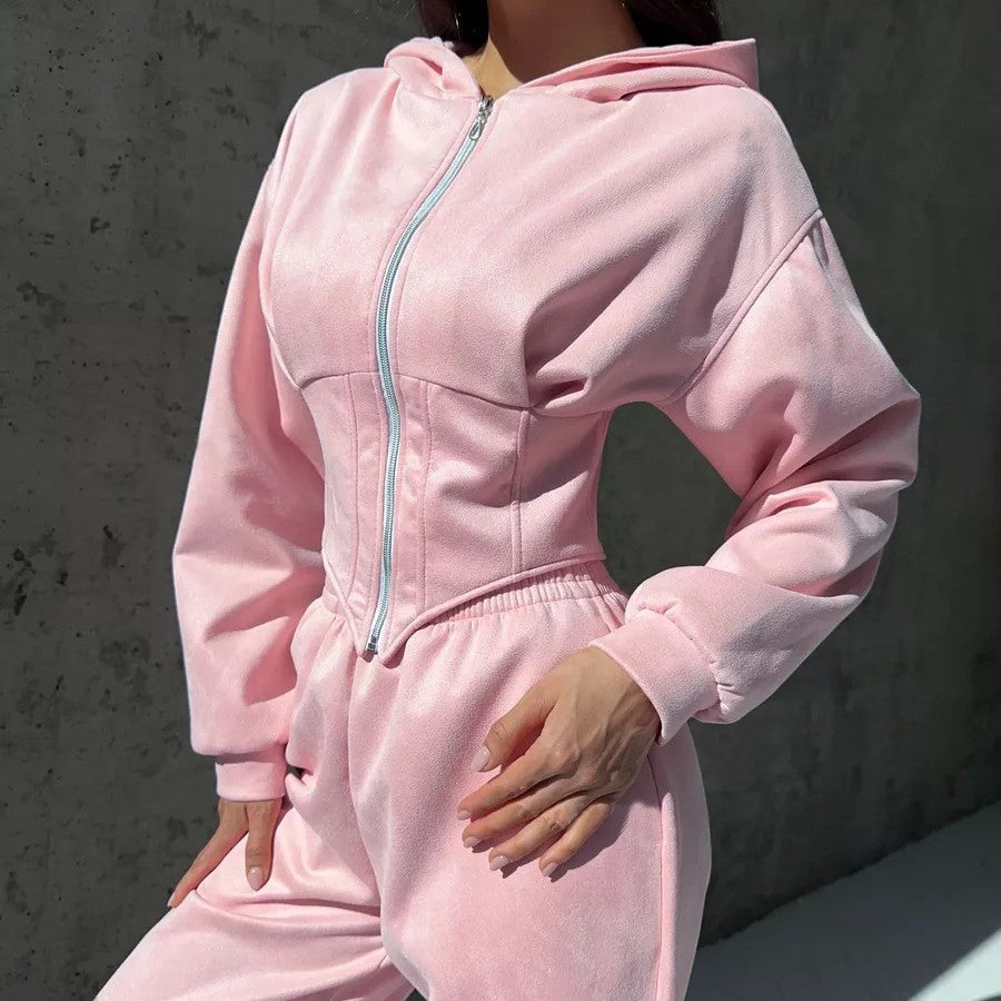 Dame sporty overall med fashionable detaljer Skjora