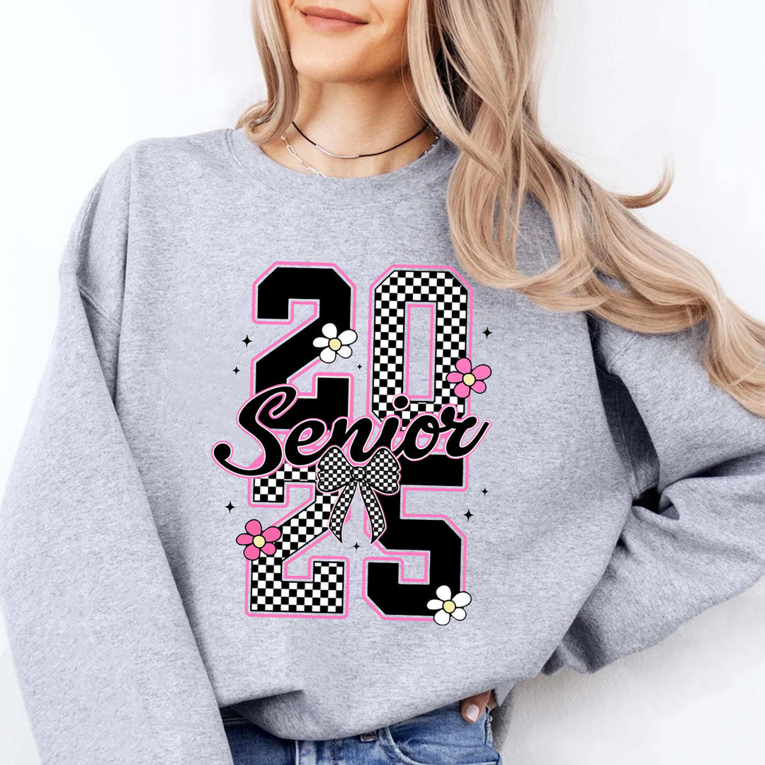 Dame sweatshirt med inspirerende design for avslutningsår Skjora