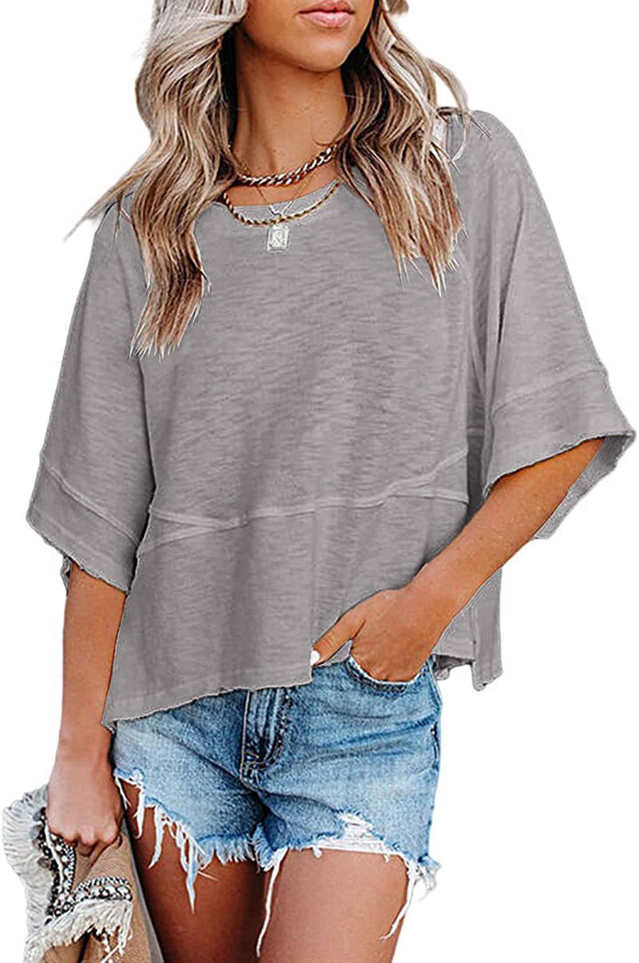 Damer oversized sommerplagg med løs passform og avslappet design Skjora