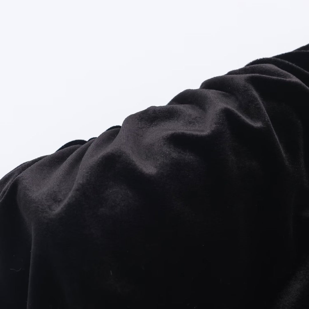 Women's elegant top with wrap design and luxurious draping Skjora