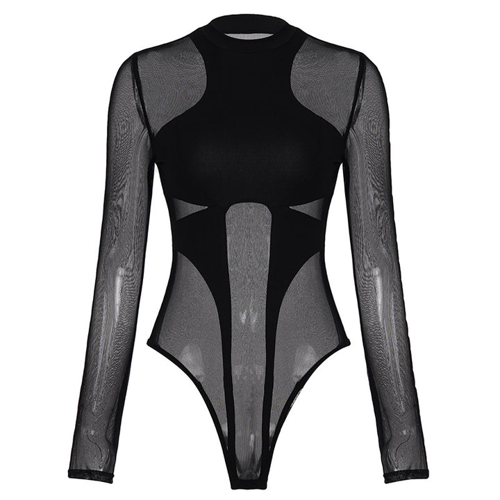 Dame Hightech Bodysuit med innovativt Mesh-design Skjora