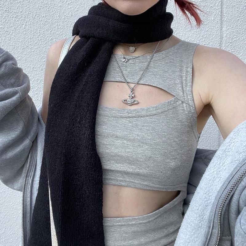 Dame sporty Crop-Top med cut-out-design og pustende stoff Skjora
