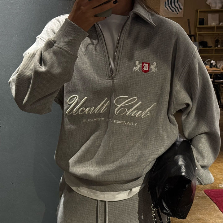 Damer casual polo genser med elegant logo Skjora