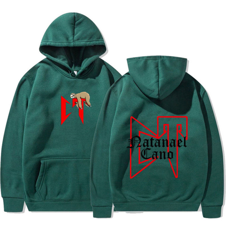 Dame hoodie med kreative dyremotiver og høykvalitets fleece Skjora