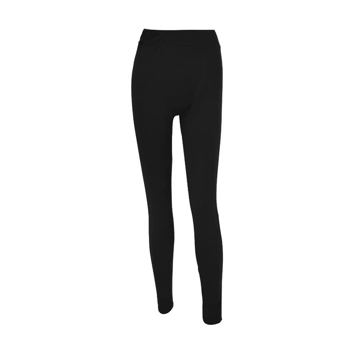 Dameleggings med høyt liv og figursydde linjer Skjora
