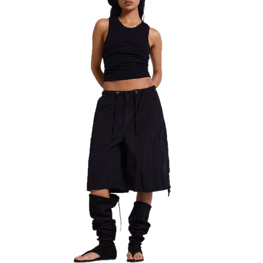 Dame casual korte Cargo-shorts med justerbar midje og praktiske lommer Skjora