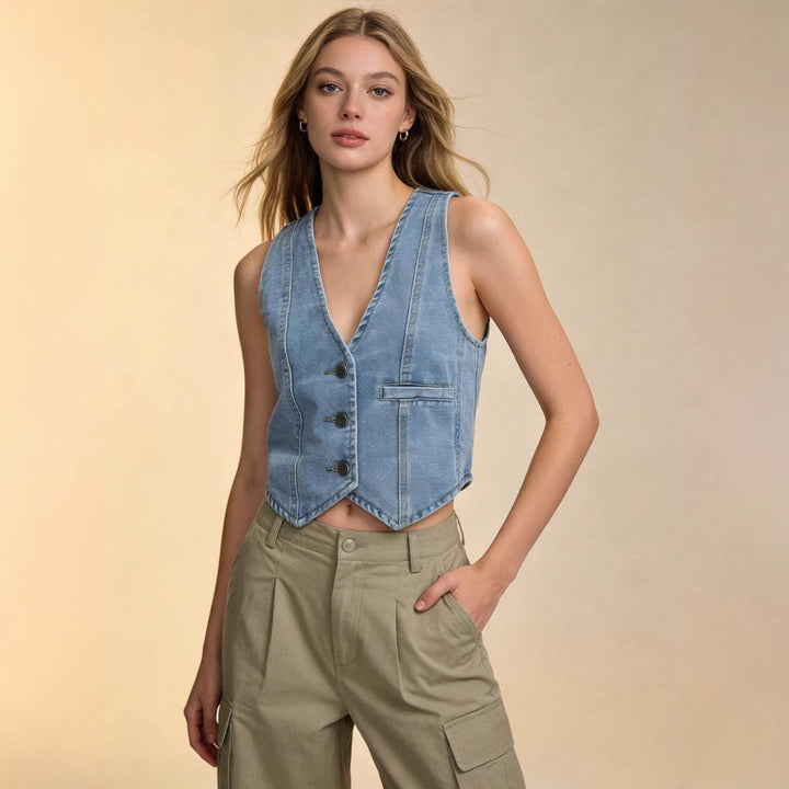 Dame Jeansexperience Vest Skjora