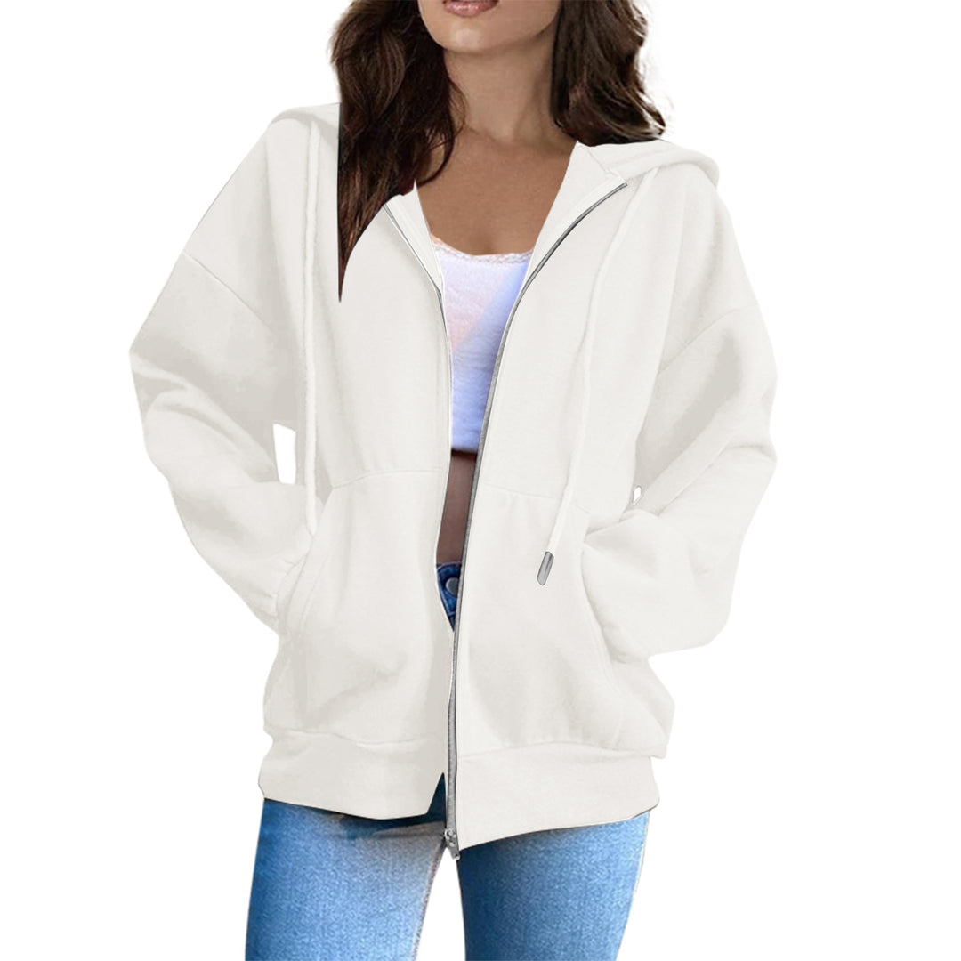 Dame hettejakke med koselig oversized snitt Skjora