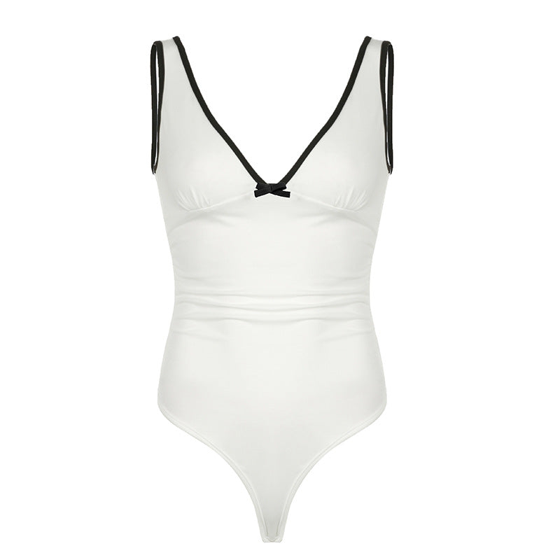 Dame elegant badedrakt med asymmetrisk snitt og raffinerte detaljer Skjora