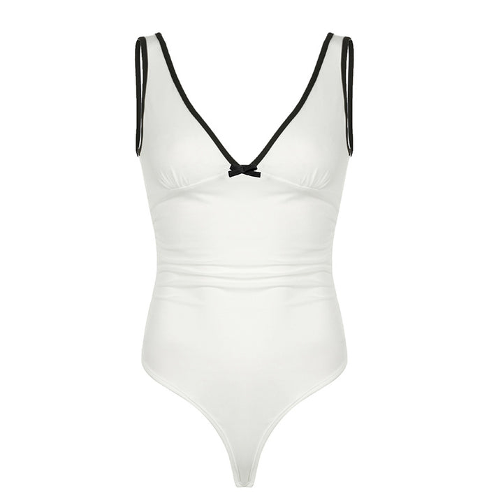 Dame elegant badedrakt med asymmetrisk snitt og raffinerte detaljer Skjora