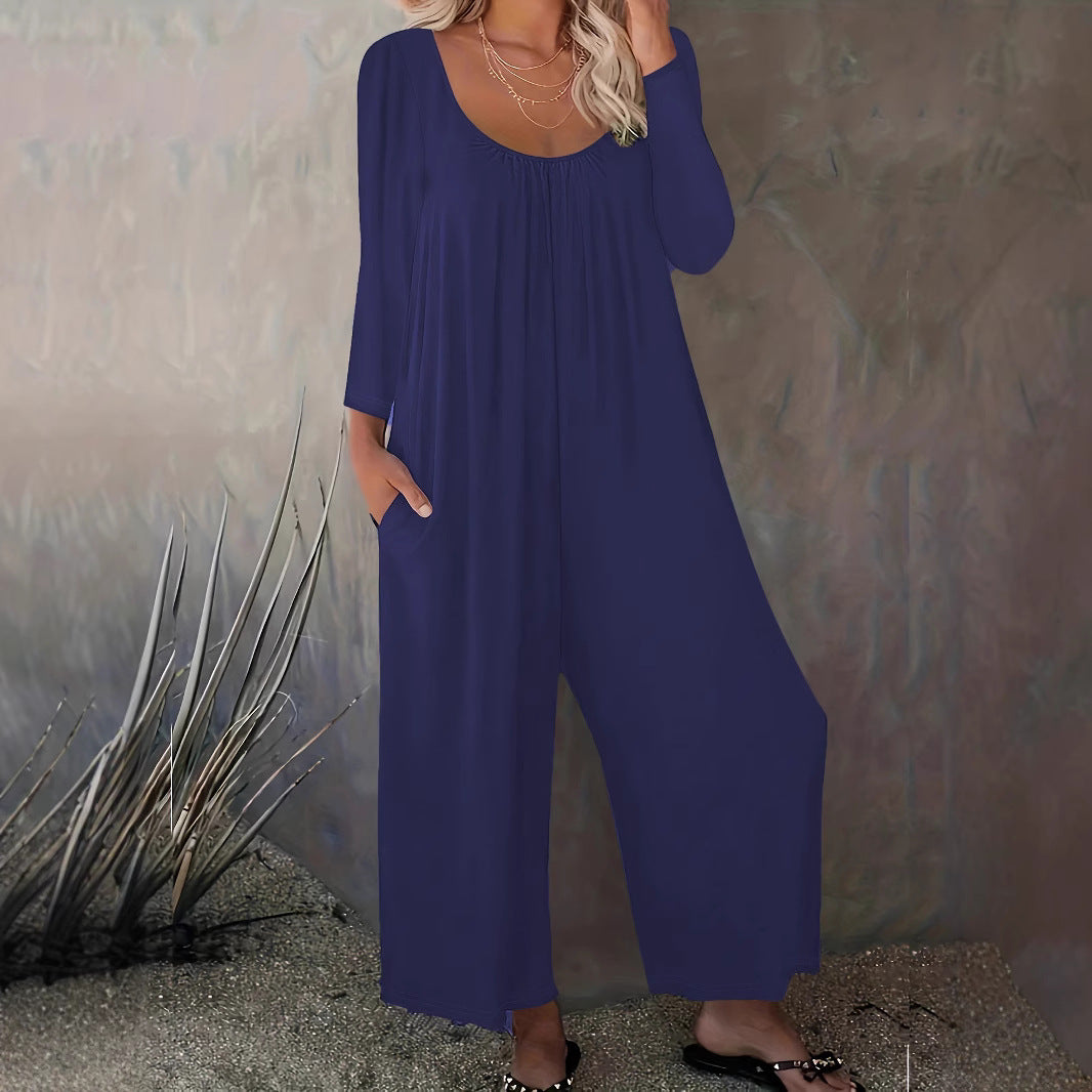 Damevidt jumpsuit med praktiske lommer og moderne snitt Skjora