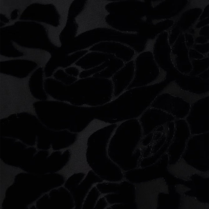 Damer skjørt med elegant frynsepynt og blomsterdesign Skjora