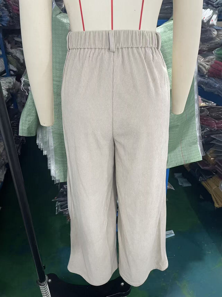 Women's Loose Corduroy Trousers Skjora