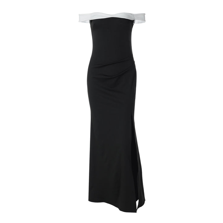 Dame Elegant Maxikjole med off-shoulder design og sidelukking Skjora