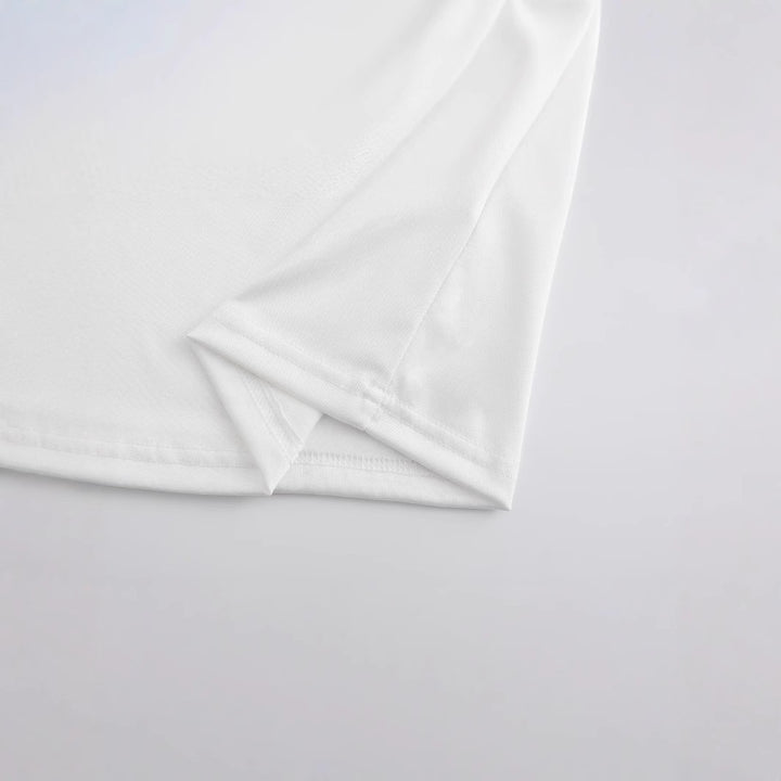 Dame Crop-Shirt med kreativt cowboy-statement Skjora