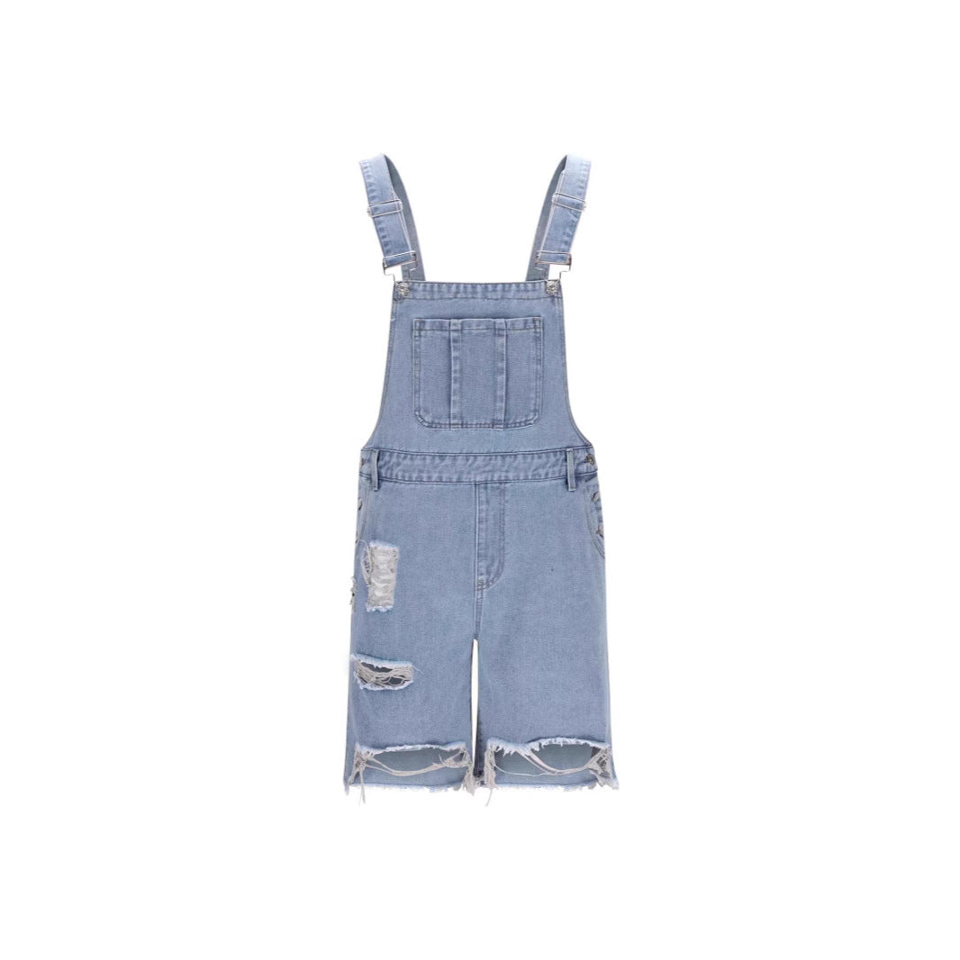 Herrer Løs Jeans-Overall Skjora