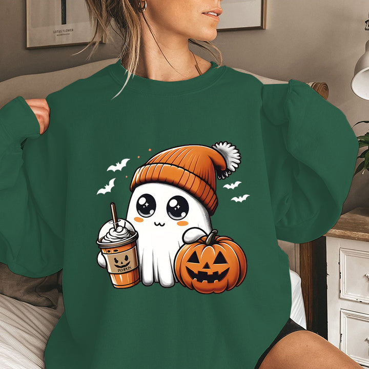 Kvinnegenser med leken Halloween grafisk design Skjora