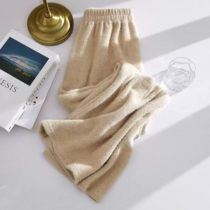 Women's soft fleece trousers with elasticated waistband Skjora