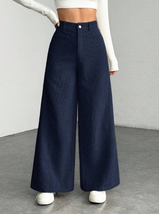 Women's Loose Corduroy Trousers Skjora
