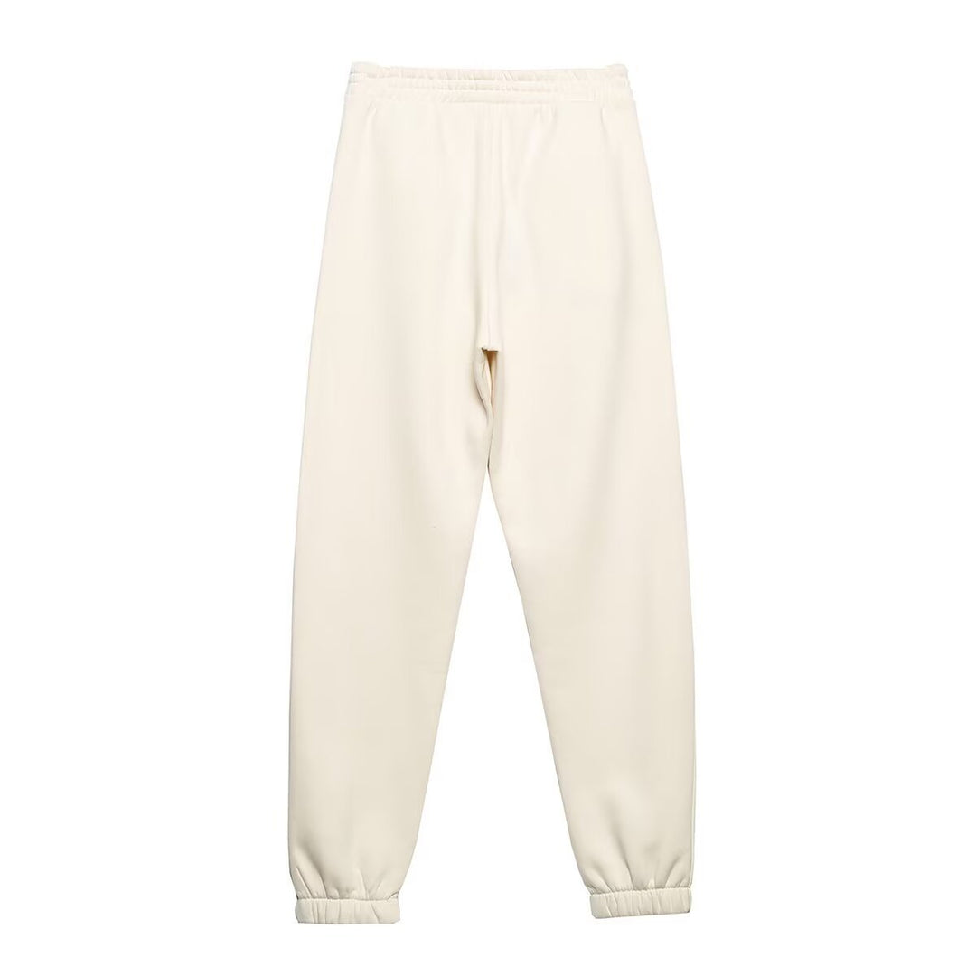 Dame Sweatpants med behagelig elastisk midje og edel Michigan-trykk Skjora