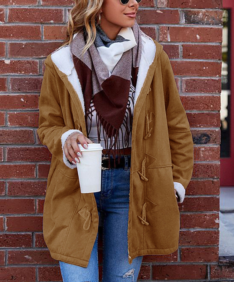 Women's comfortable and stylish outdoor jacket with fleece lining and adjustable drawstring Skjora