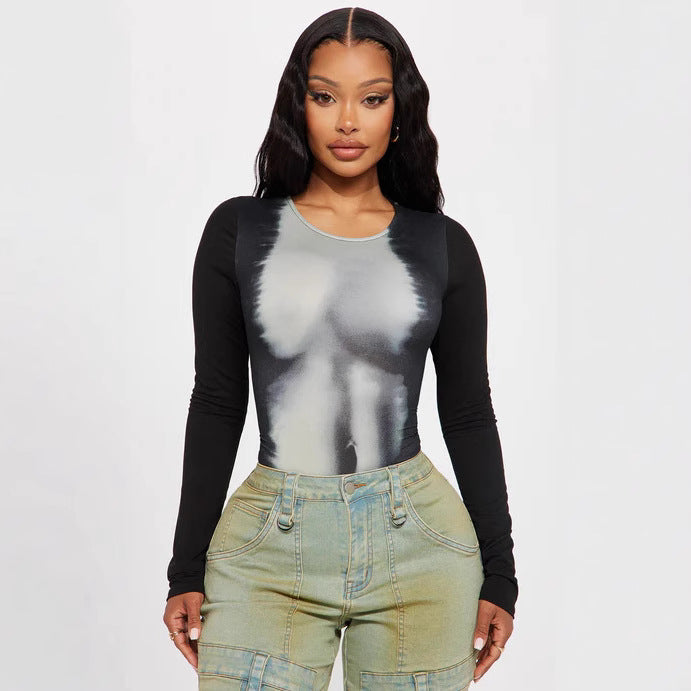 Damer Langermet Bodysuit Skjora