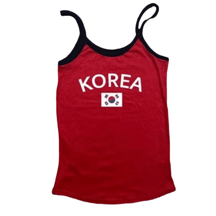 Dame ermeløs fritidsoberdel med Korea-design Skjora