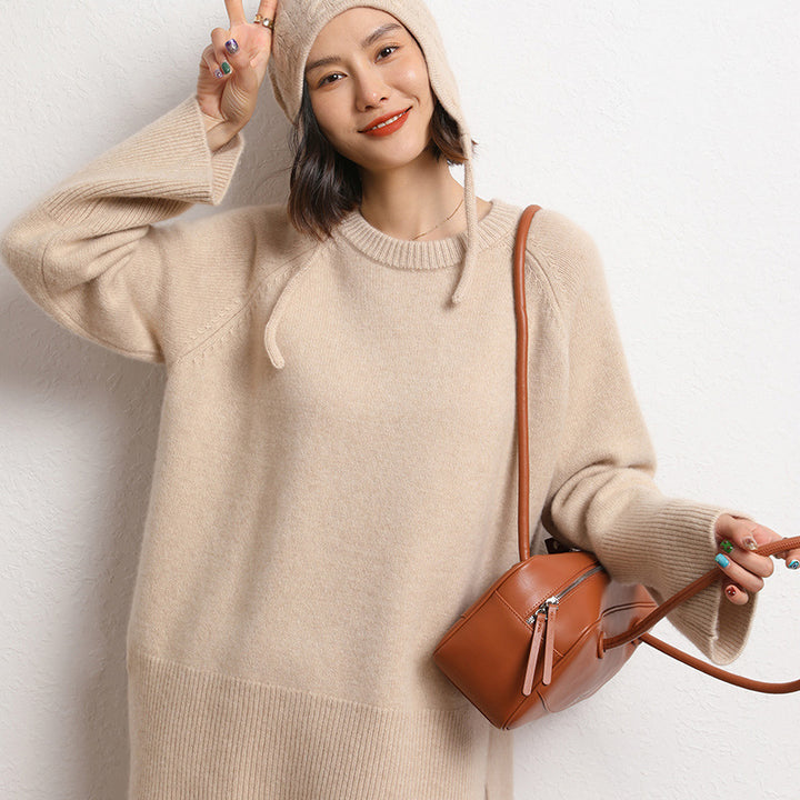 Damer Moderne Oversized Genser Skjora