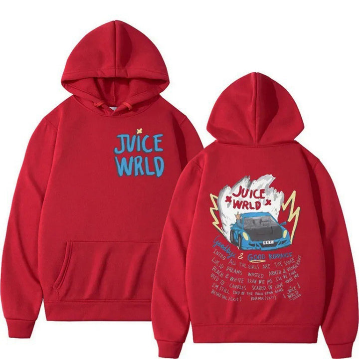 Women's hoodie with vibrant graffiti design and comfortable fit Skjora