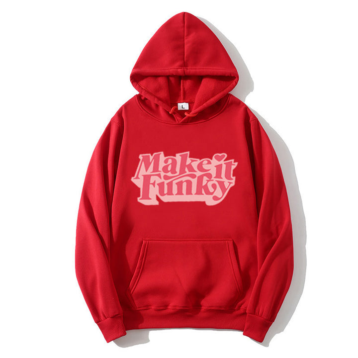 Damen Kapuzenpullover mit verspieltem Aufdruck Skjora